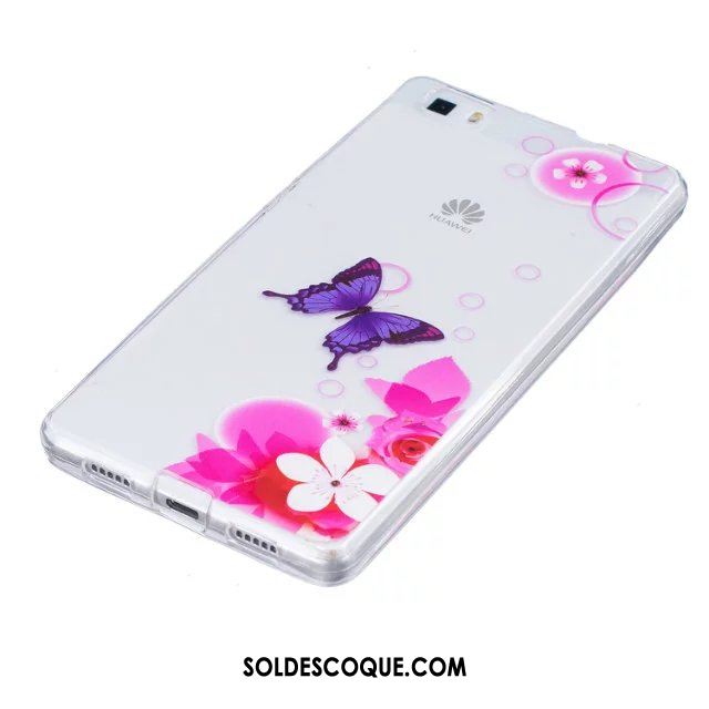 Coque Huawei P8 Lite Peinture Protection Étui Téléphone Portable Fluide Doux En Ligne