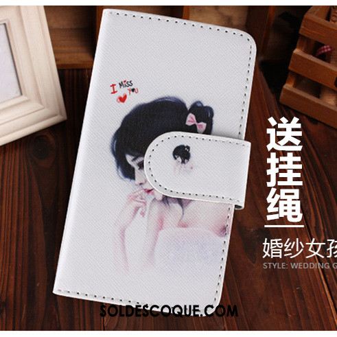 Coque Huawei P8 Lite Simple Téléphone Portable Clamshell Dessin Animé Charmant Soldes