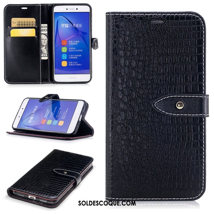 Coque Huawei P8 Lite Étui En Cuir Téléphone Portable Portefeuille Carte Crocodile Modèle Pas Cher