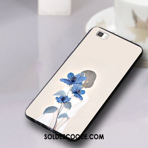 Coque Huawei P8 Lite Étui Téléphone Portable Silicone Fluide Doux Bleu Clair Pas Cher