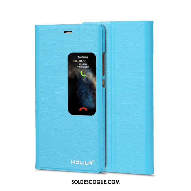 Coque Huawei P8 Protection Bleu Téléphone Portable Étui En Cuir Haute En Ligne