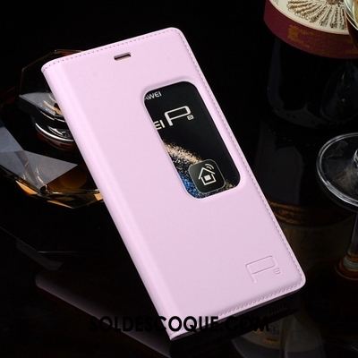 Coque Huawei P8 Protection Haute Vin Rouge Très Mince Étui En Cuir Soldes