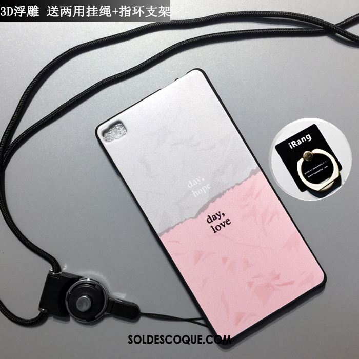Coque Huawei P8 Silicone Charmant Créatif Téléphone Portable Personnalité En Ligne