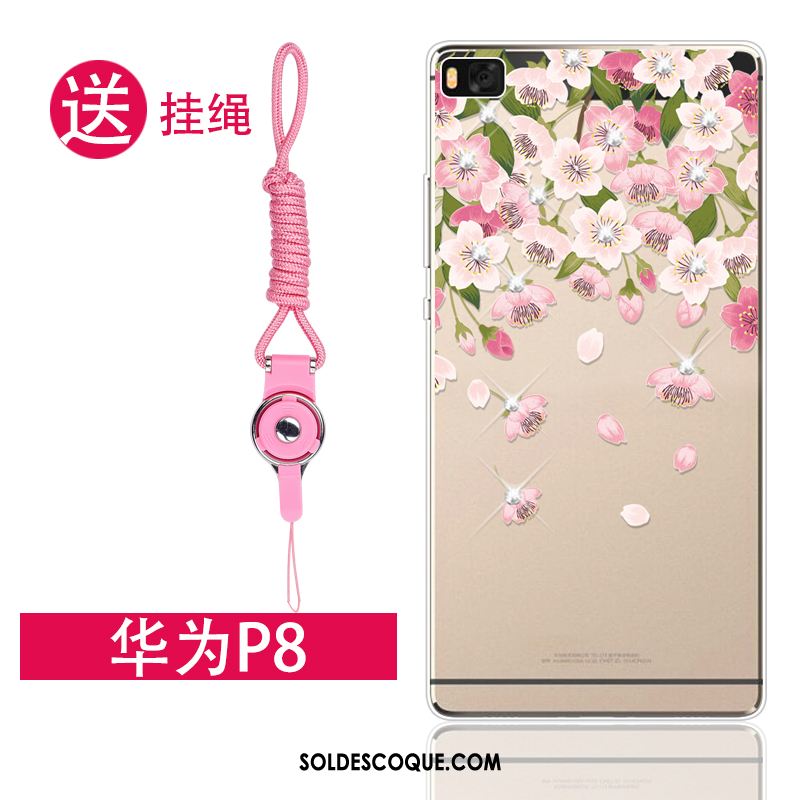 Coque Huawei P8 Silicone Fluide Doux Téléphone Portable Transparent Tout Compris France