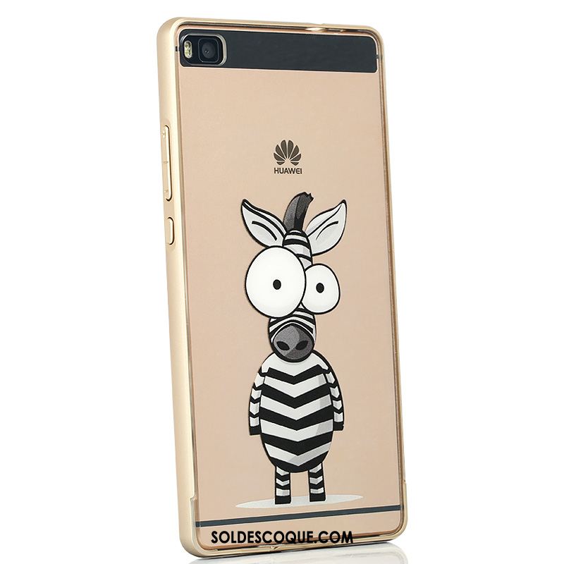 Coque Huawei P8 Téléphone Portable Étui Transparent Créatif Métal Pas Cher