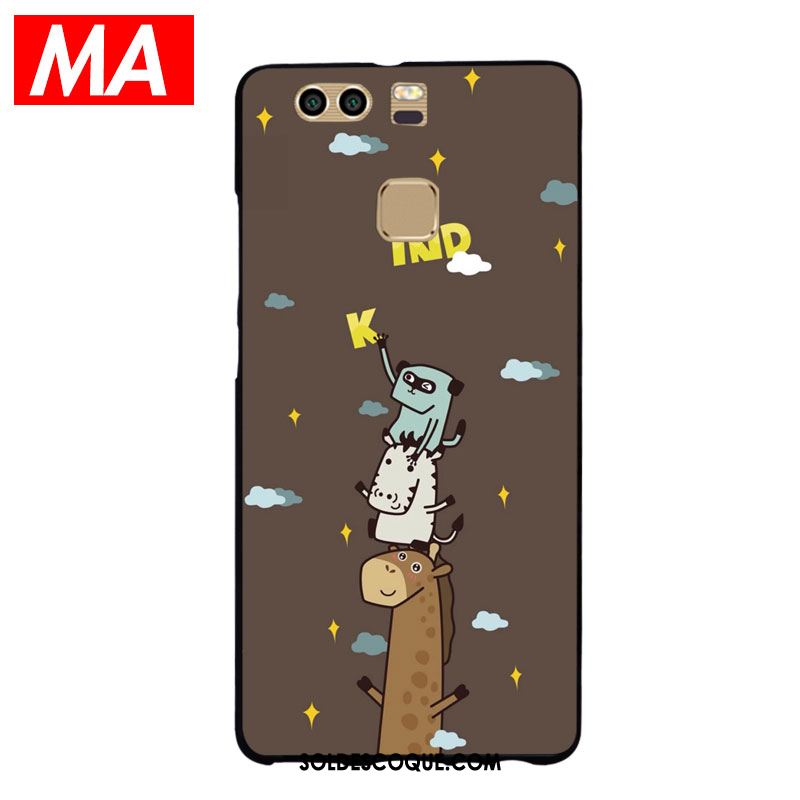 Coque Huawei P9 Abstrait Animal Étui Silicone Dessin Animé Pas Cher