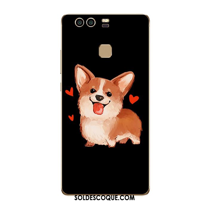 Coque Huawei P9 Amoureux Dessin Animé Fluide Doux Étui Silicone Pas Cher