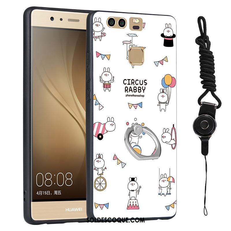 Coque Huawei P9 Bleu Étui Ornements Suspendus Téléphone Portable Tout Compris Pas Cher