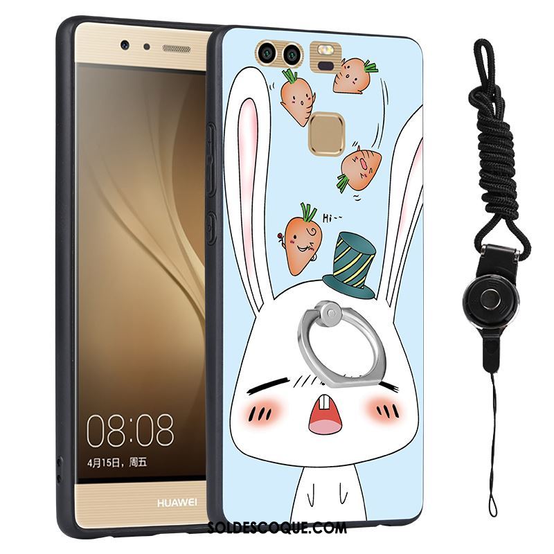 Coque Huawei P9 Bleu Étui Ornements Suspendus Téléphone Portable Tout Compris Pas Cher