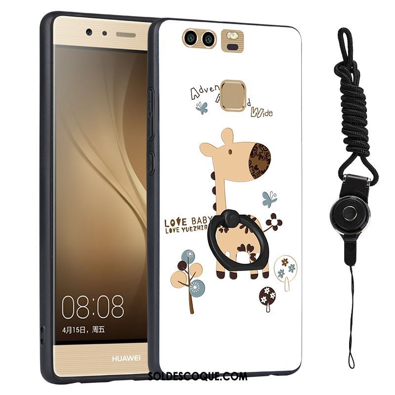 Coque Huawei P9 Bleu Étui Ornements Suspendus Téléphone Portable Tout Compris Pas Cher