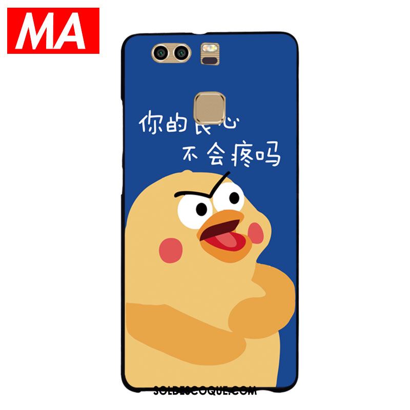 Coque Huawei P9 Dessin Animé Amoureux Téléphone Portable Silicone Bleu En Ligne