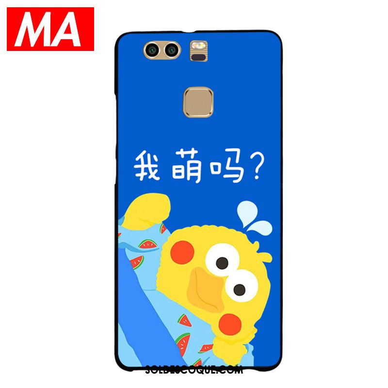 Coque Huawei P9 Dessin Animé Amoureux Téléphone Portable Silicone Bleu En Ligne