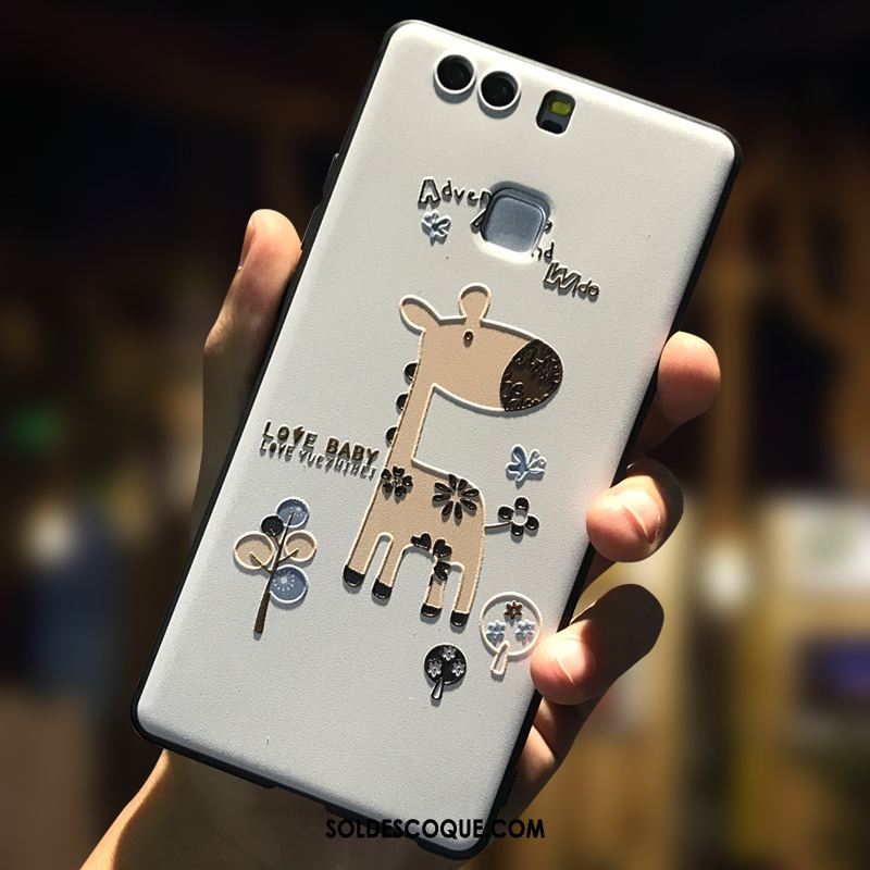 Coque Huawei P9 Incassable Téléphone Portable Dessin Animé Silicone Délavé En Daim Soldes