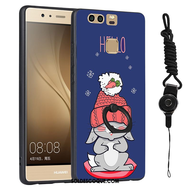 Coque Huawei P9 Incassable Téléphone Portable Protection Gaufrage Ornements Suspendus Soldes