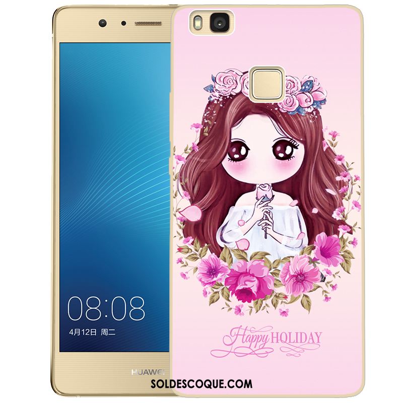 Coque Huawei P9 Lite Dessin Animé Protection Fluide Doux Vert Étui En Vente