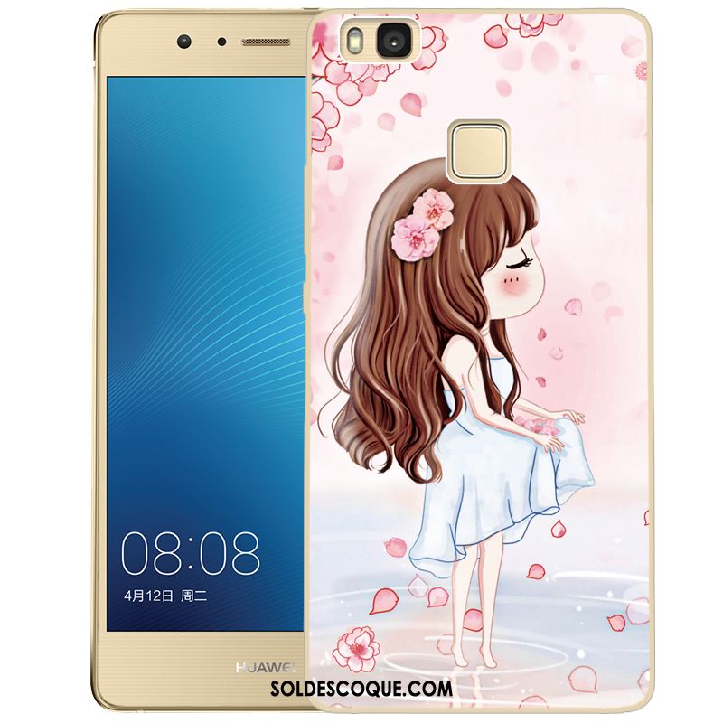 Coque Huawei P9 Lite Dessin Animé Protection Fluide Doux Vert Étui En Vente