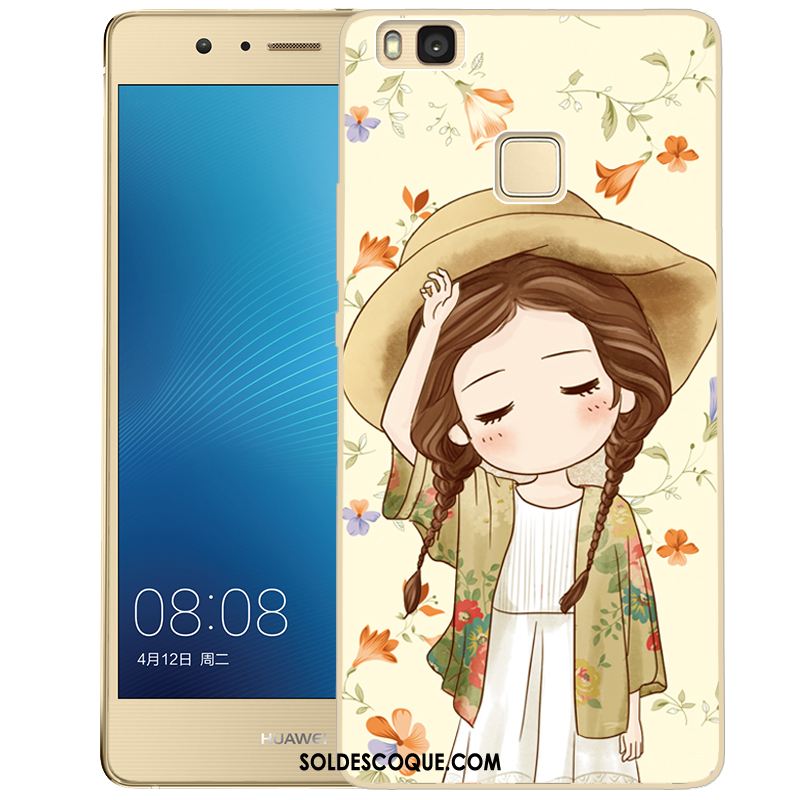 Coque Huawei P9 Lite Dessin Animé Protection Fluide Doux Vert Étui En Vente