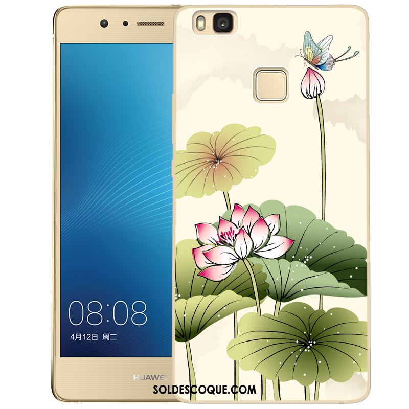 Coque Huawei P9 Lite Dessin Animé Protection Fluide Doux Vert Étui En Vente