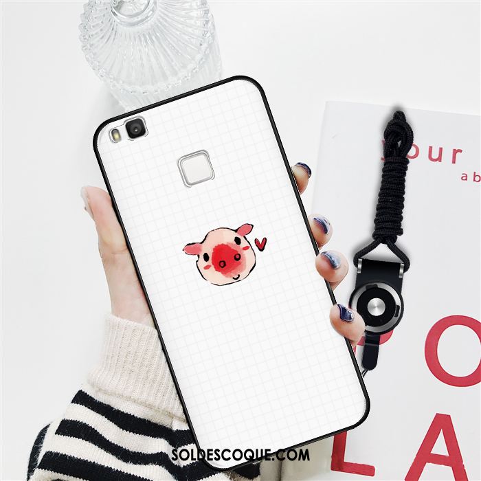 Coque Huawei P9 Lite Incassable Étui Blanc Téléphone Portable Fluide Doux France