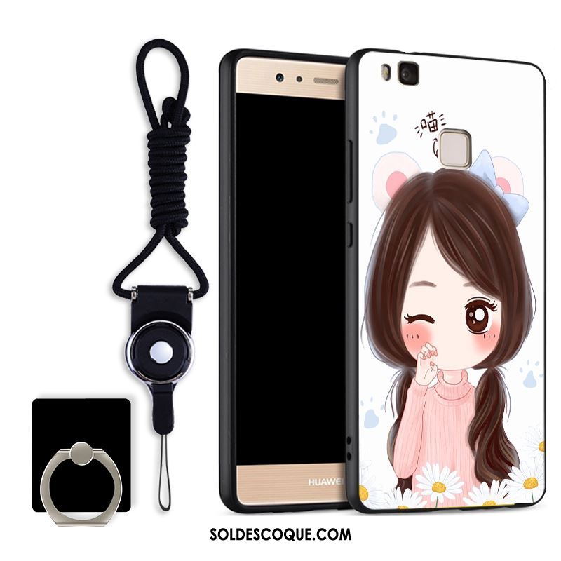 Coque Huawei P9 Lite Jeunesse Téléphone Portable Fluide Doux Créatif Cou Suspendu Housse Soldes