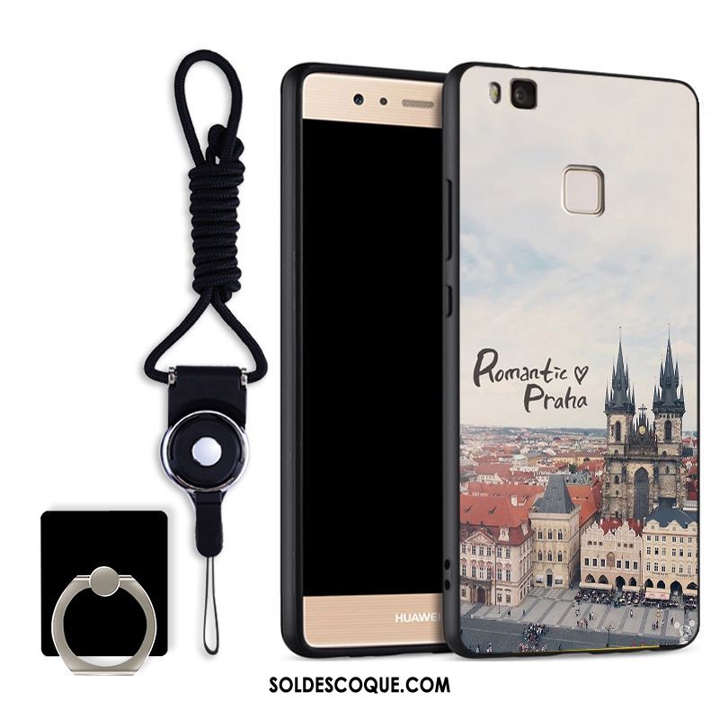 Coque Huawei P9 Lite Jeunesse Téléphone Portable Fluide Doux Créatif Cou Suspendu Housse Soldes