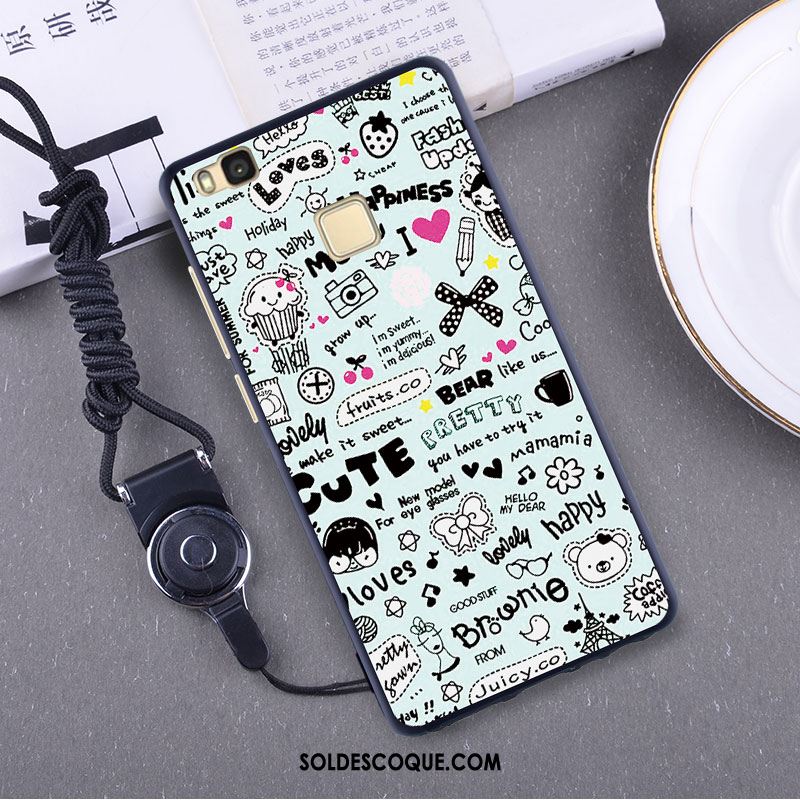 Coque Huawei P9 Lite Membrane Coque En Silicone Étui Noir Tempérer Pas Cher