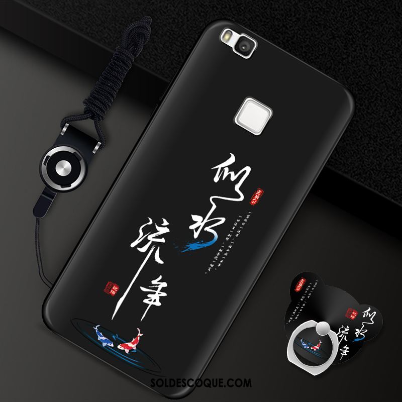 Coque Huawei P9 Lite Personnalité Étui Téléphone Portable Rouge Silicone Soldes