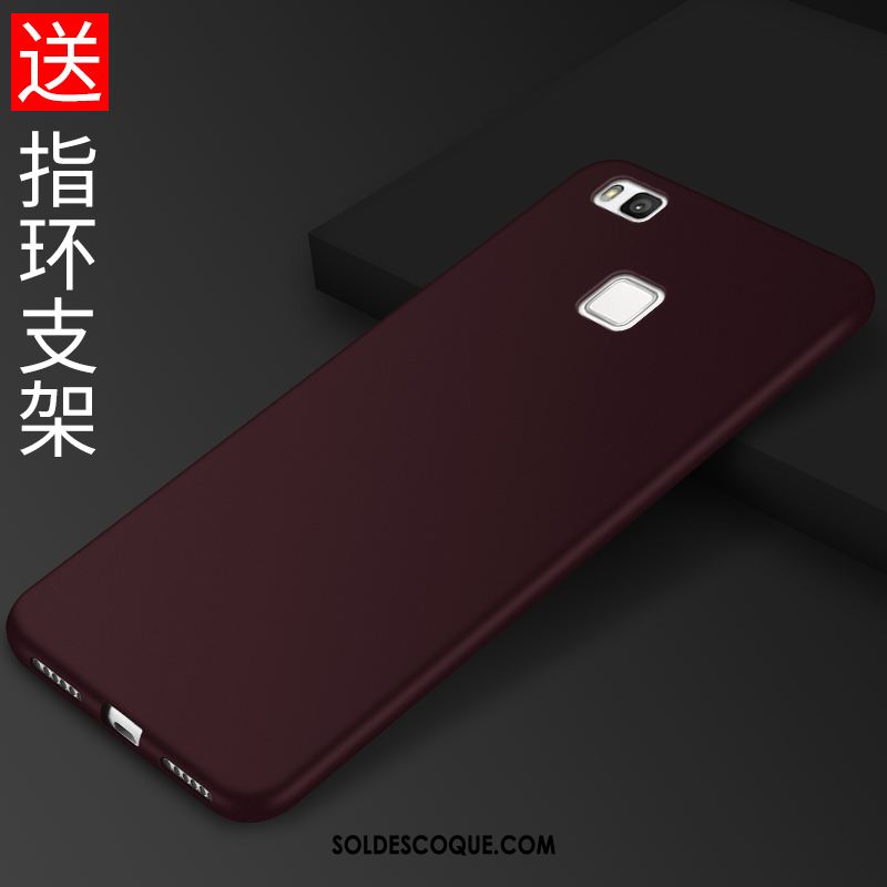 Coque Huawei P9 Lite Silicone Étui Rose Mode Protection Pas Cher