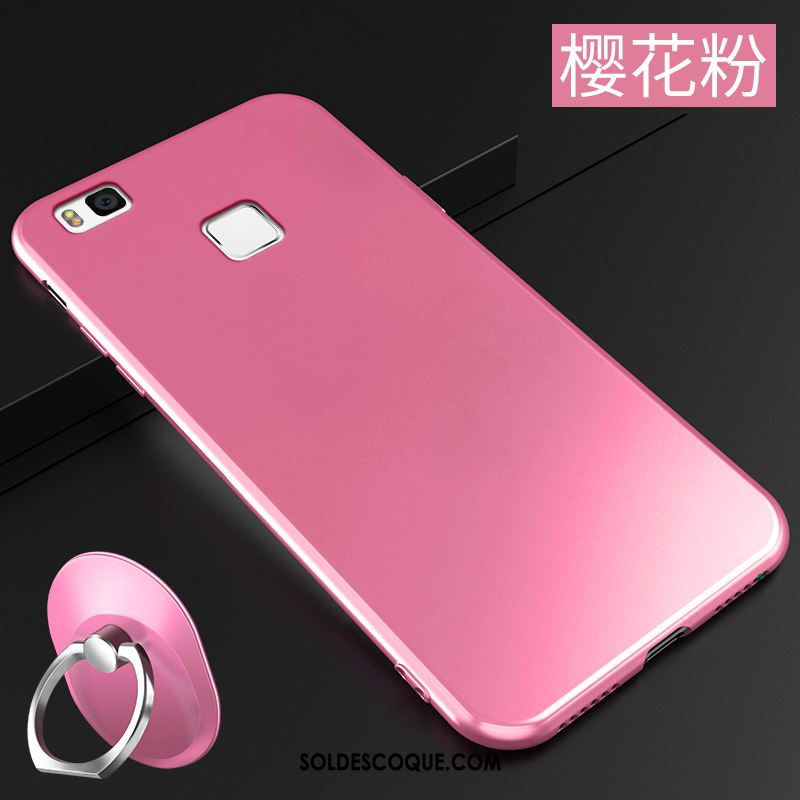 Coque Huawei P9 Lite Silicone Étui Rose Mode Protection Pas Cher