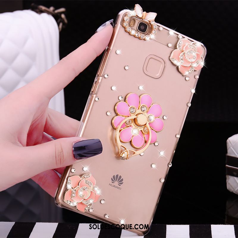 Coque Huawei P9 Lite Strass Anneau Transparent Difficile Téléphone Portable En Vente