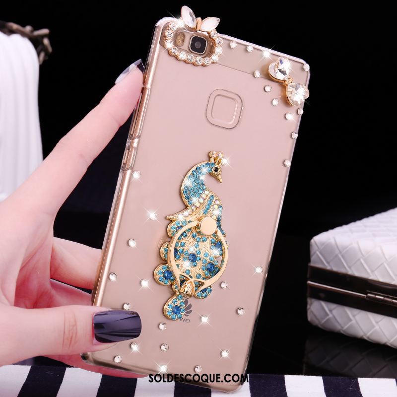 Coque Huawei P9 Lite Strass Anneau Transparent Difficile Téléphone Portable En Vente