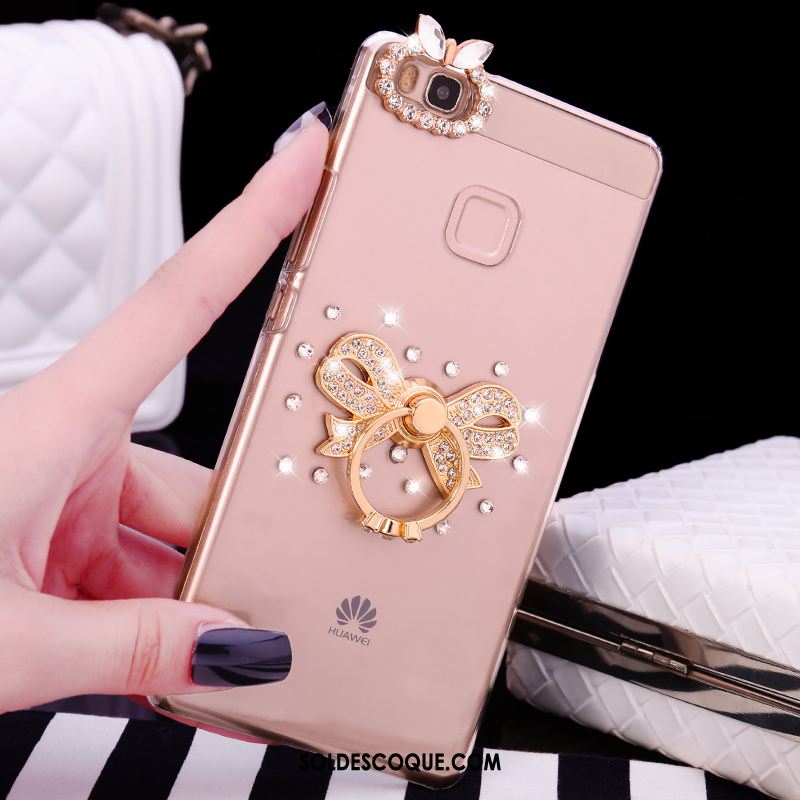 Coque Huawei P9 Lite Strass Anneau Transparent Difficile Téléphone Portable En Vente