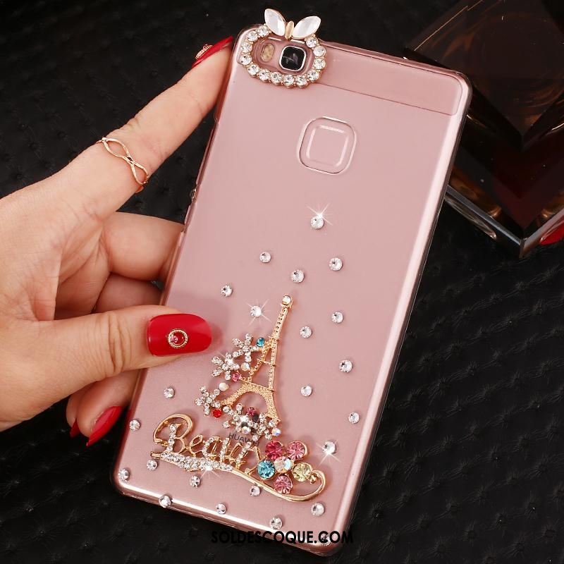 Coque Huawei P9 Lite Téléphone Portable Jeunesse Protection Strass Étui En Ligne