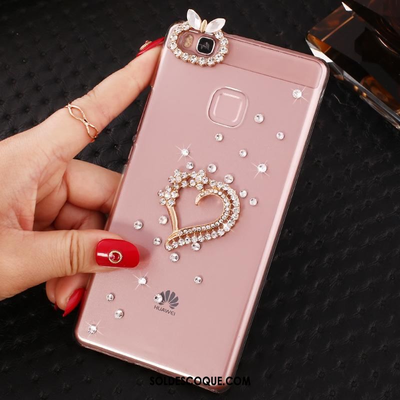 Coque Huawei P9 Lite Téléphone Portable Jeunesse Protection Strass Étui En Ligne