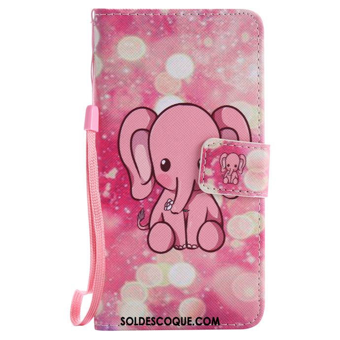 Coque Huawei P9 Lite Étui En Cuir Rose Jeunesse Silicone Clamshell Housse Soldes