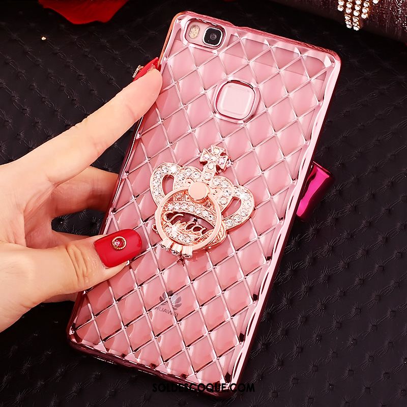 Coque Huawei P9 Lite Étui Protection Incassable Téléphone Portable Rose Housse Pas Cher