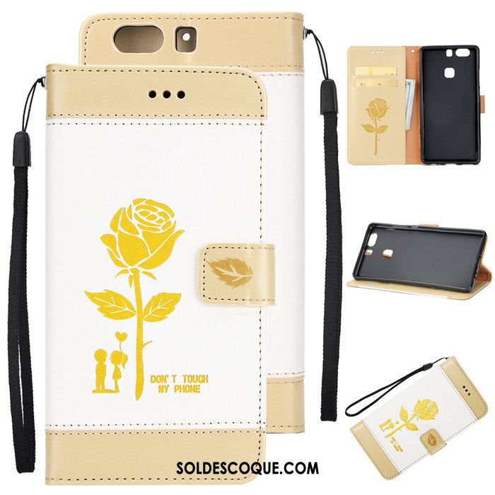 Coque Huawei P9 Plus Carte Incassable Portefeuille Téléphone Portable Fluide Doux En Ligne