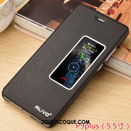 Coque Huawei P9 Plus Clamshell Téléphone Portable Incassable Étui En Cuir Tout Compris Soldes