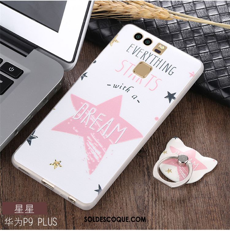 Coque Huawei P9 Plus Fluide Doux Protection Multicolore Téléphone Portable Pu Pas Cher