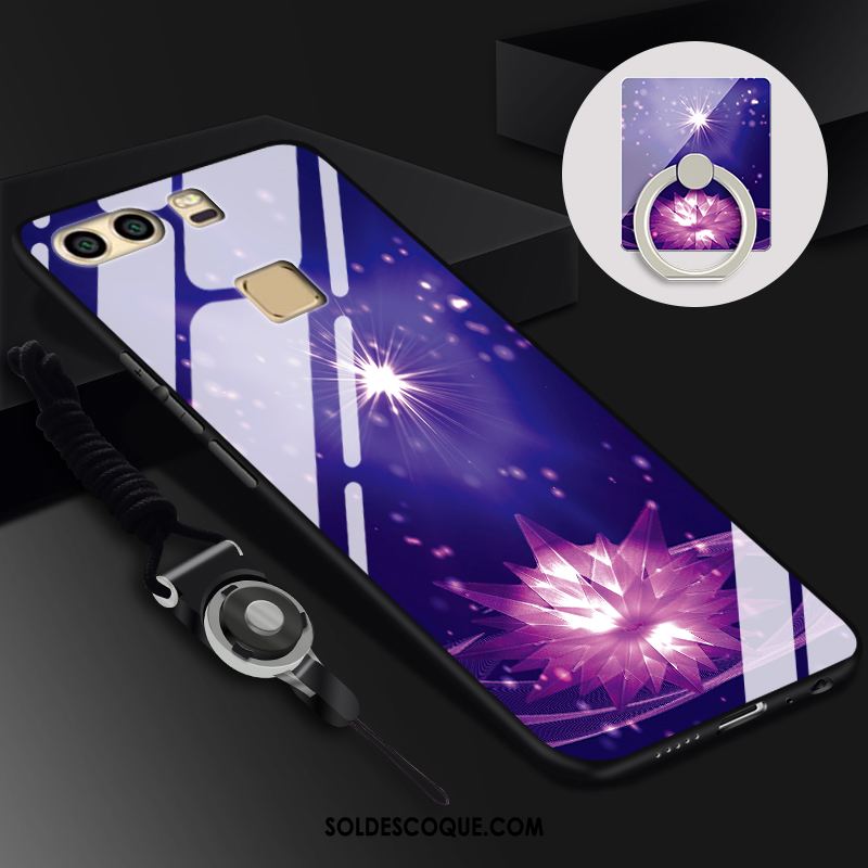 Coque Huawei P9 Plus Incassable Tempérer Téléphone Portable Violet Membrane En Vente