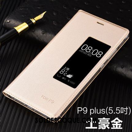 Coque Huawei P9 Plus Incassable Étui Étui En Cuir Téléphone Portable Clamshell En Ligne