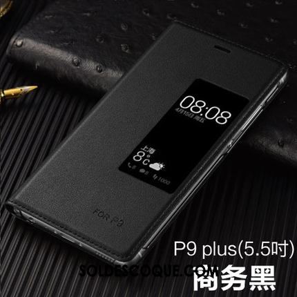 Coque Huawei P9 Plus Incassable Étui Étui En Cuir Téléphone Portable Clamshell En Ligne
