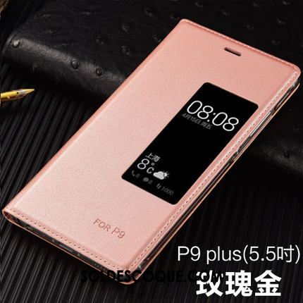 Coque Huawei P9 Plus Incassable Étui Étui En Cuir Téléphone Portable Clamshell En Ligne