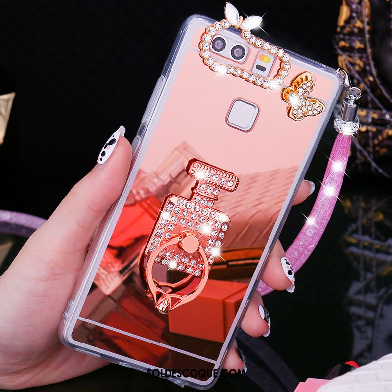 Coque Huawei P9 Plus Rose Téléphone Portable Fluide Doux Incassable Tendance En Vente