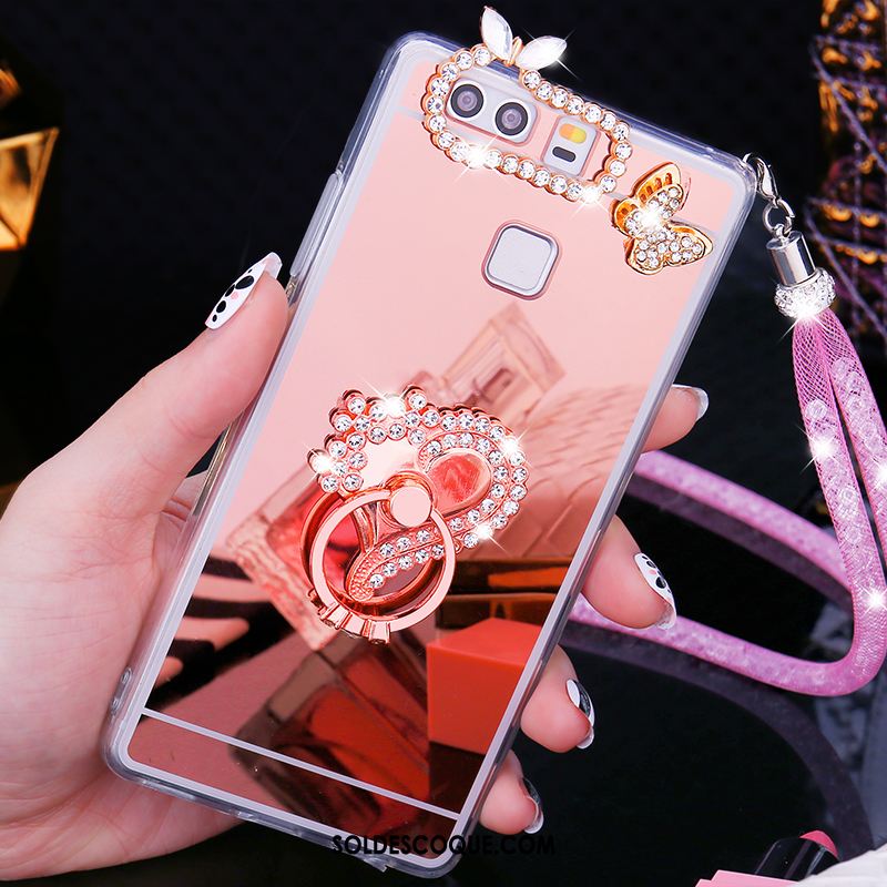 Coque Huawei P9 Plus Rose Téléphone Portable Fluide Doux Incassable Tendance En Vente