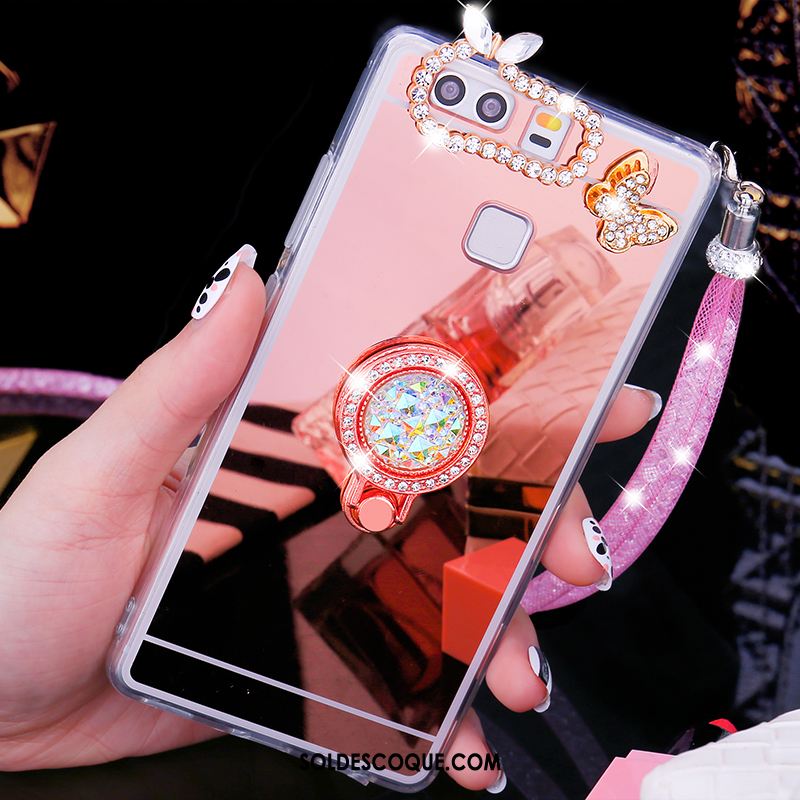 Coque Huawei P9 Plus Rose Téléphone Portable Fluide Doux Incassable Tendance En Vente