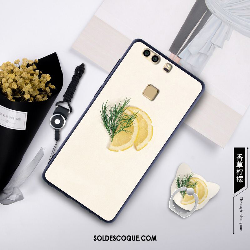 Coque Huawei P9 Plus Tempérer Étui Silicone Membrane Fluide Doux Pas Cher