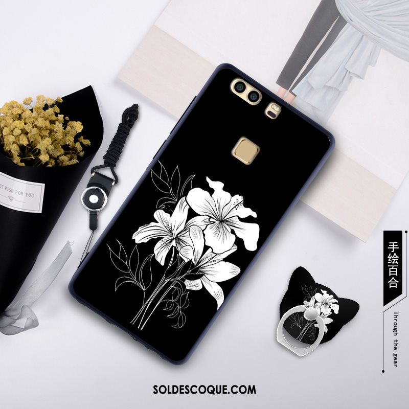 Coque Huawei P9 Plus Tempérer Étui Silicone Membrane Fluide Doux Pas Cher