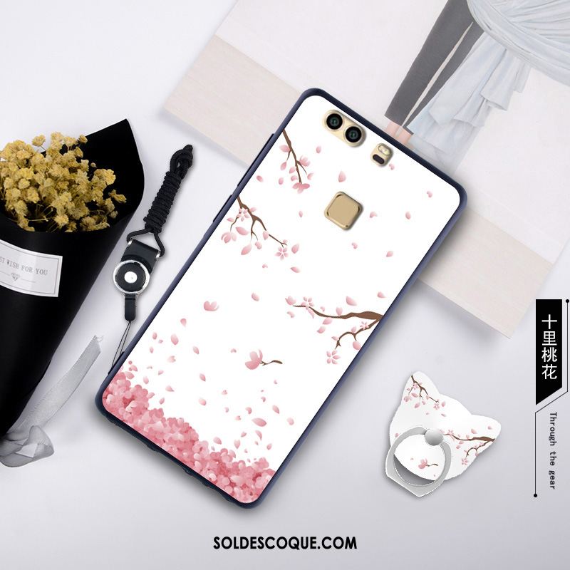 Coque Huawei P9 Plus Tempérer Étui Silicone Membrane Fluide Doux Pas Cher