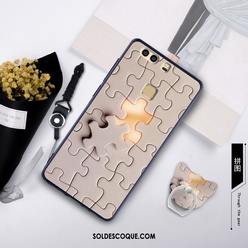 Coque Huawei P9 Plus Tempérer Étui Silicone Membrane Fluide Doux Pas Cher